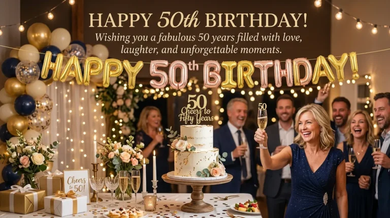 50th birthday wishes