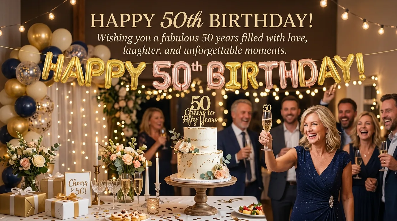 50th birthday wishes