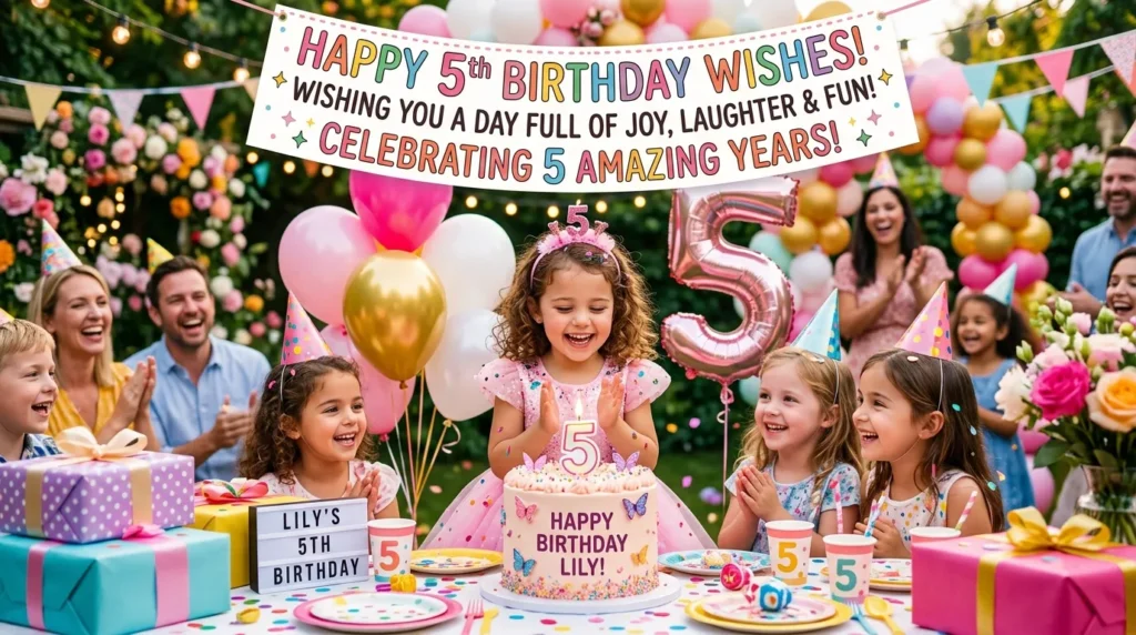 Cute 5th Birthday Wishes
