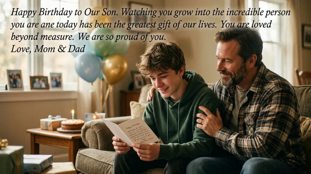 Emotional Birthday Wishes for Your Son