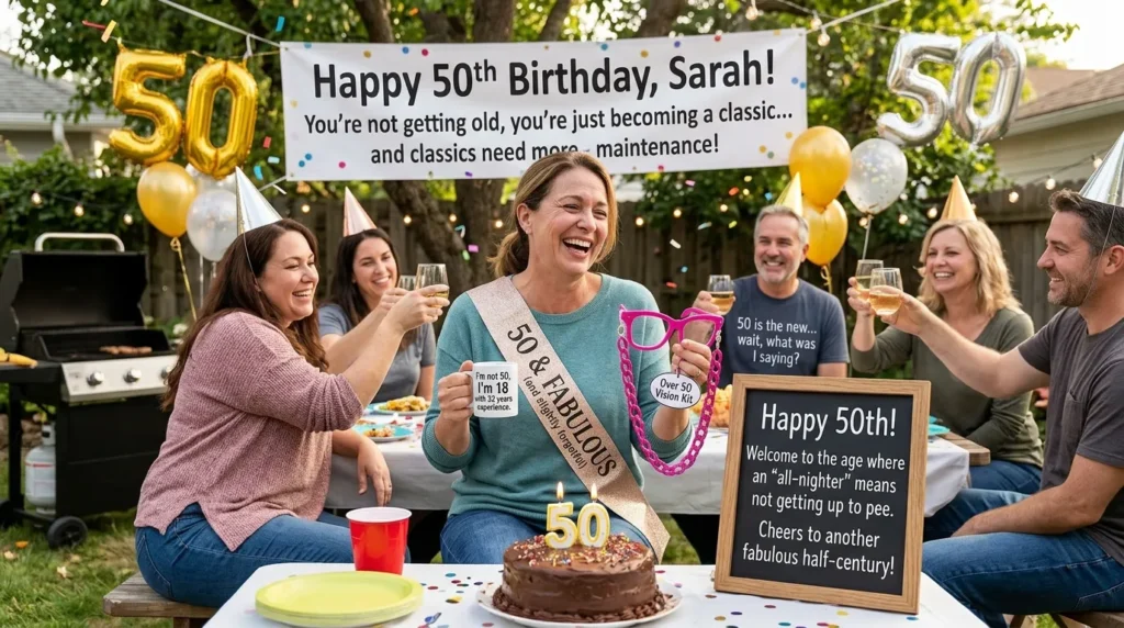 Funny 50th Birthday Wishes