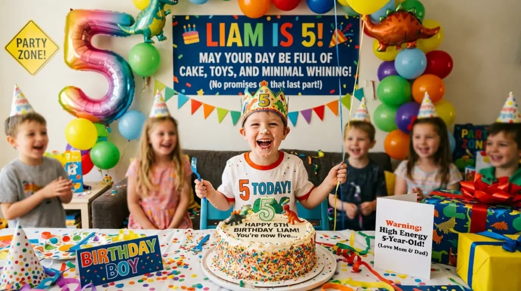 Funny 5th Birthday Wishes
