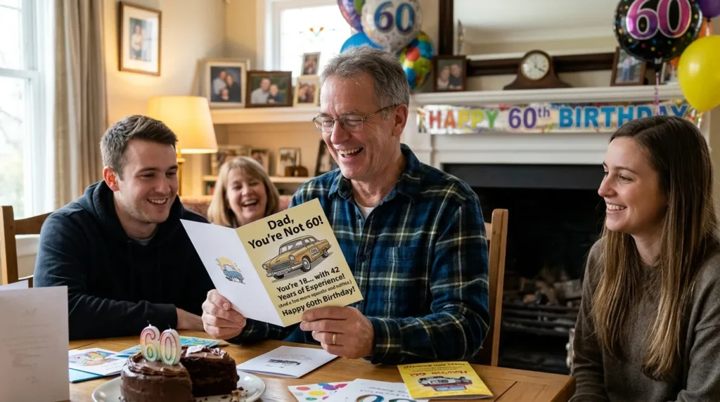 Funny 60th Birthday Messages for Dad