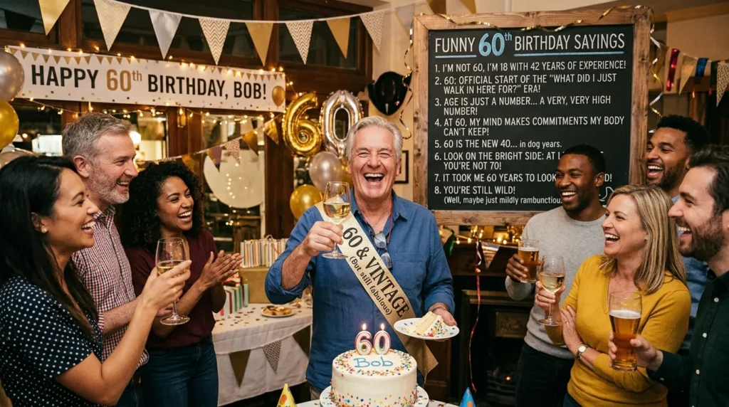 Funny 60th Birthday Sayings for Everyone