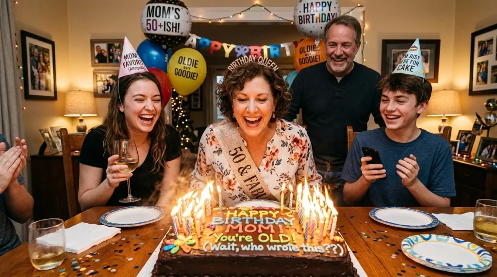 Funny Birthday Wishes for Mom