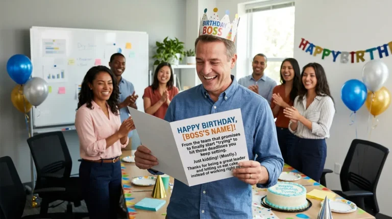 Funny Birthday Wishes for Your Boss That Show Respect and Humor
