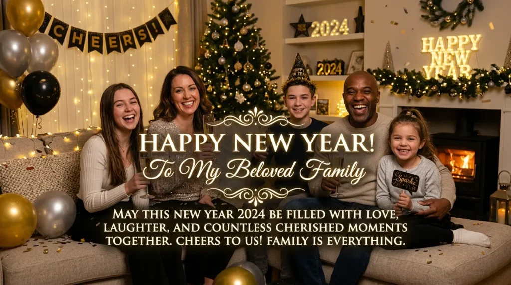 Happy New Year Messages for Family