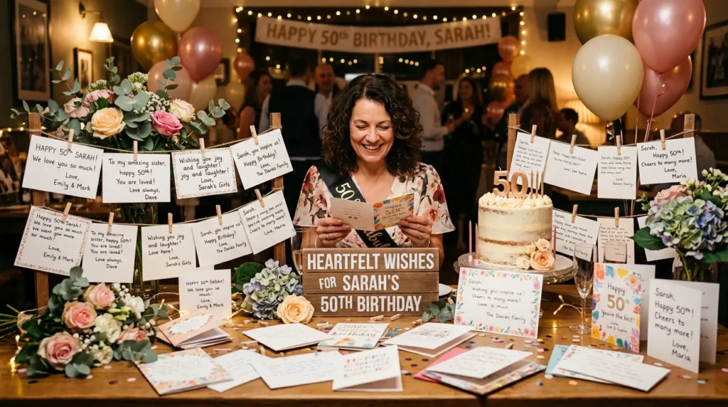Heartfelt 50th Birthday Wishes