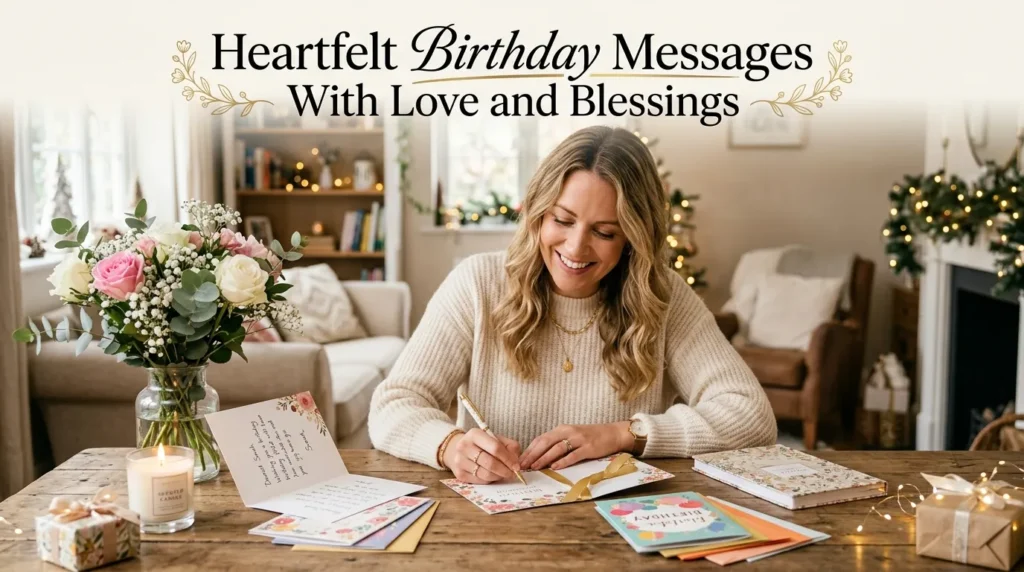 Heartfelt Birthday Messages With Love and Blessings