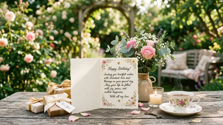 Heartfelt Birthday Messages With Love and Blessings