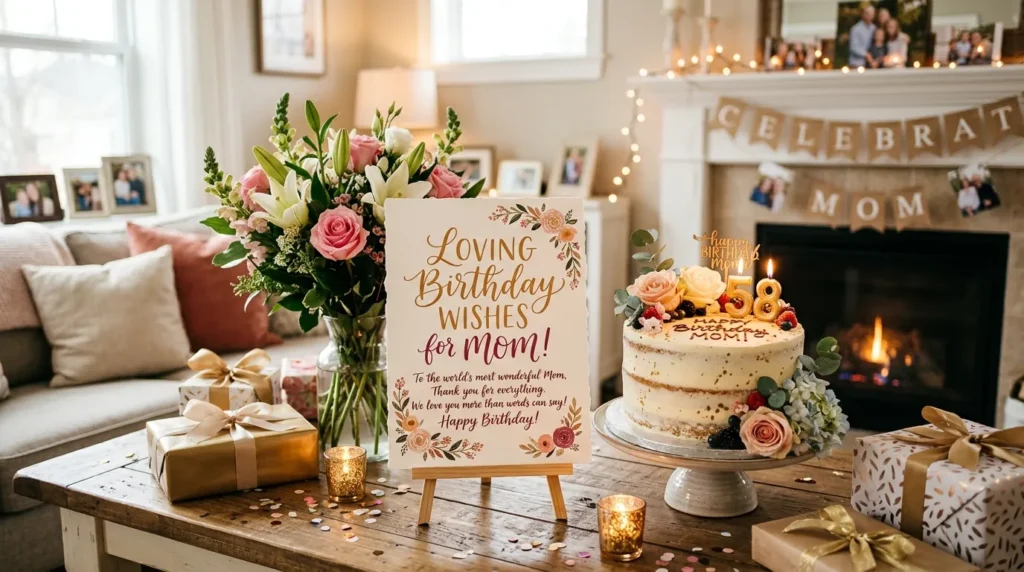 Loving Birthday Wishes for Mom