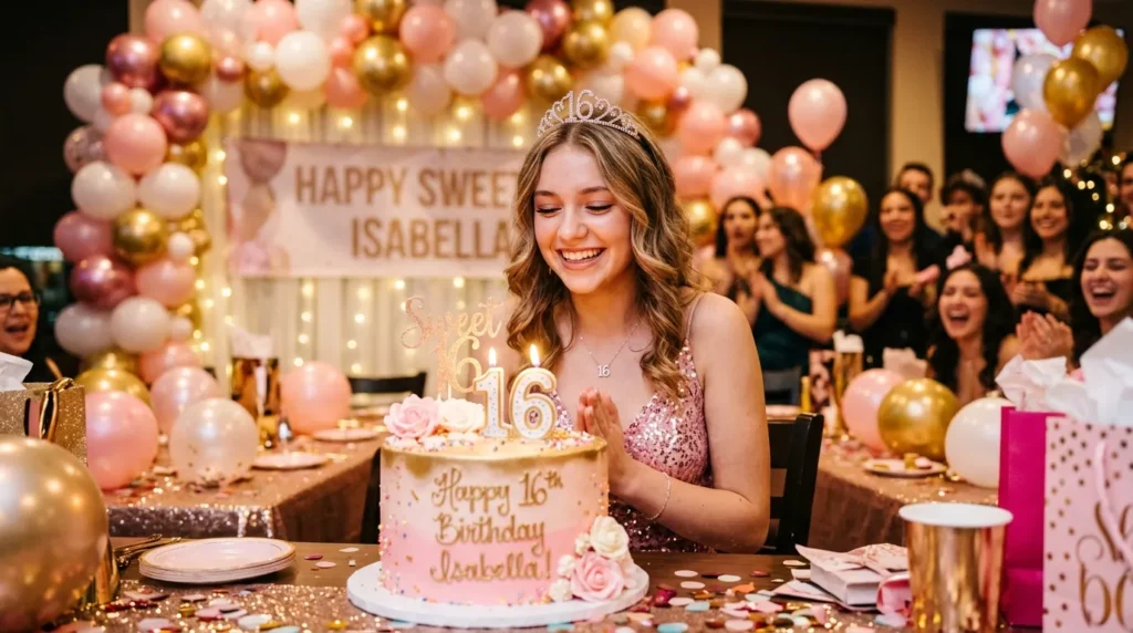 Sweet 16 Birthday Wishes for Daughter