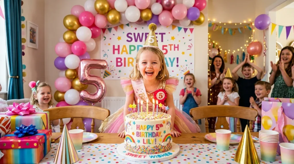 Sweet Happy 5th Birthday Wishes