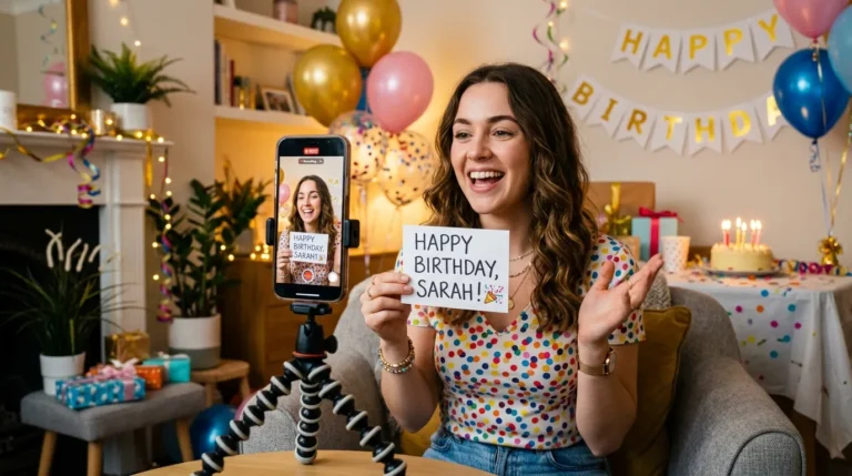 birthday video message