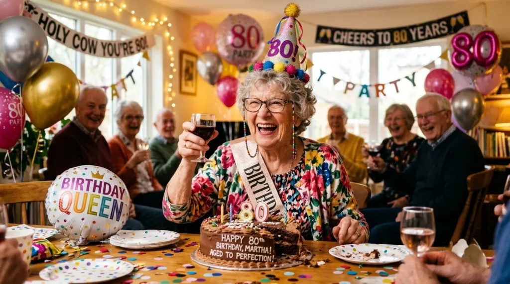 Funny Old Lady Birthday Wishes