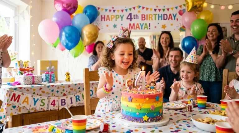 happy 4th birthday wishes