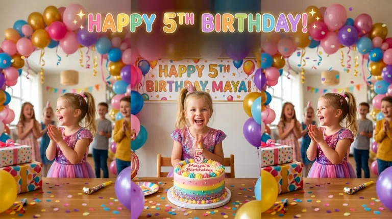 happy 5th birthday wishes