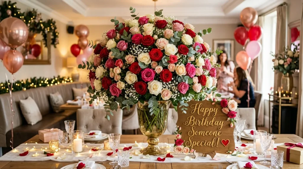 Romantic Rose Happy Birthday Wishes for Your Partner