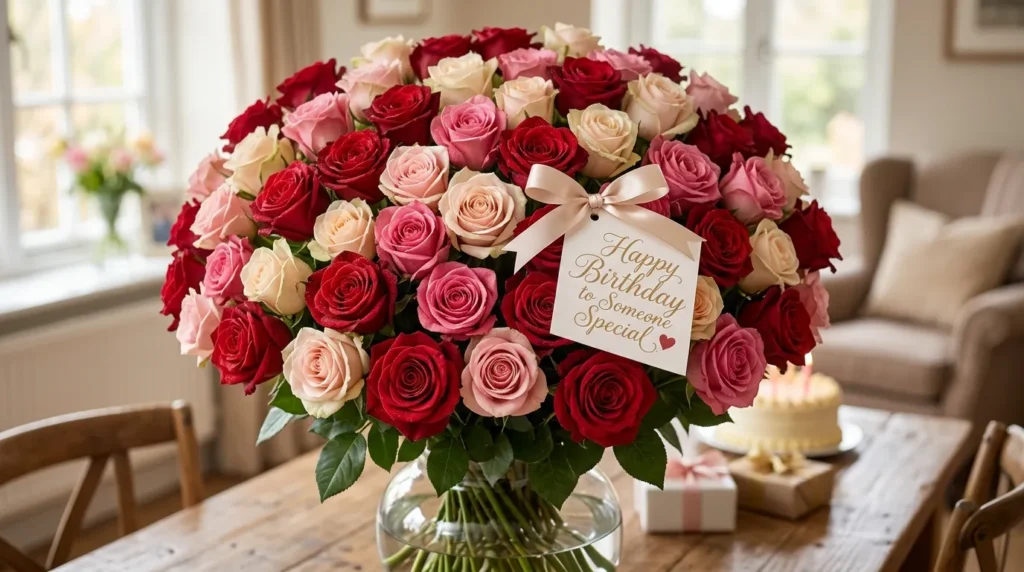 Rose Happy Birthday Wishes for Mom