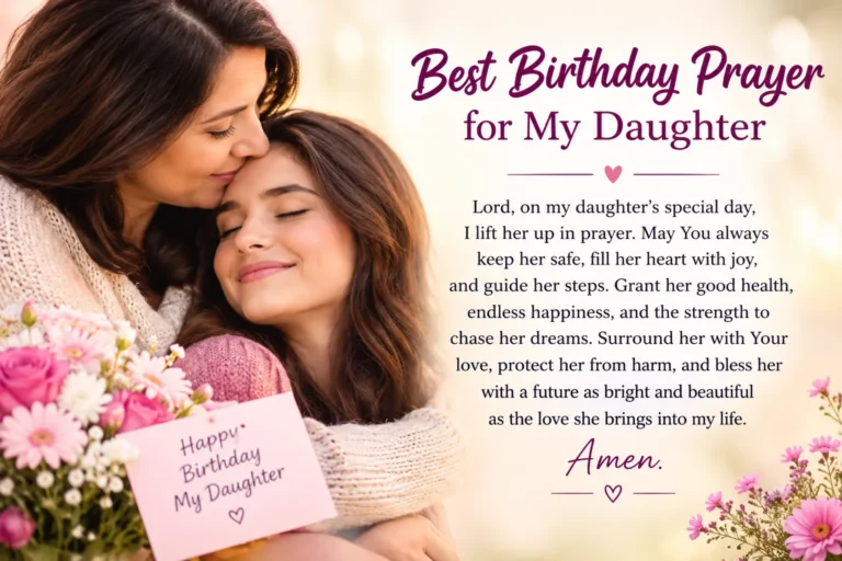 Best Birthday Prayer for My Daughter