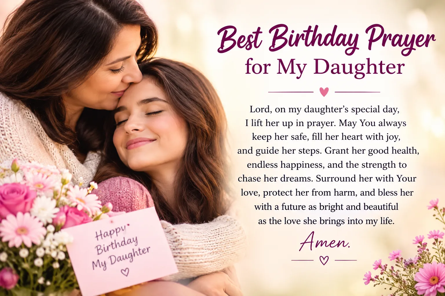 Best Birthday Prayer for My Daughter
