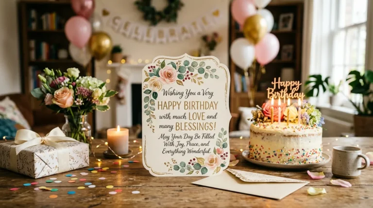 Birthday Messages With Love and Blessings