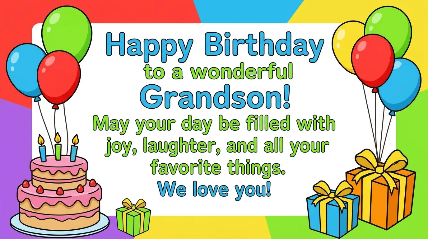Birthday Messages for Grandson