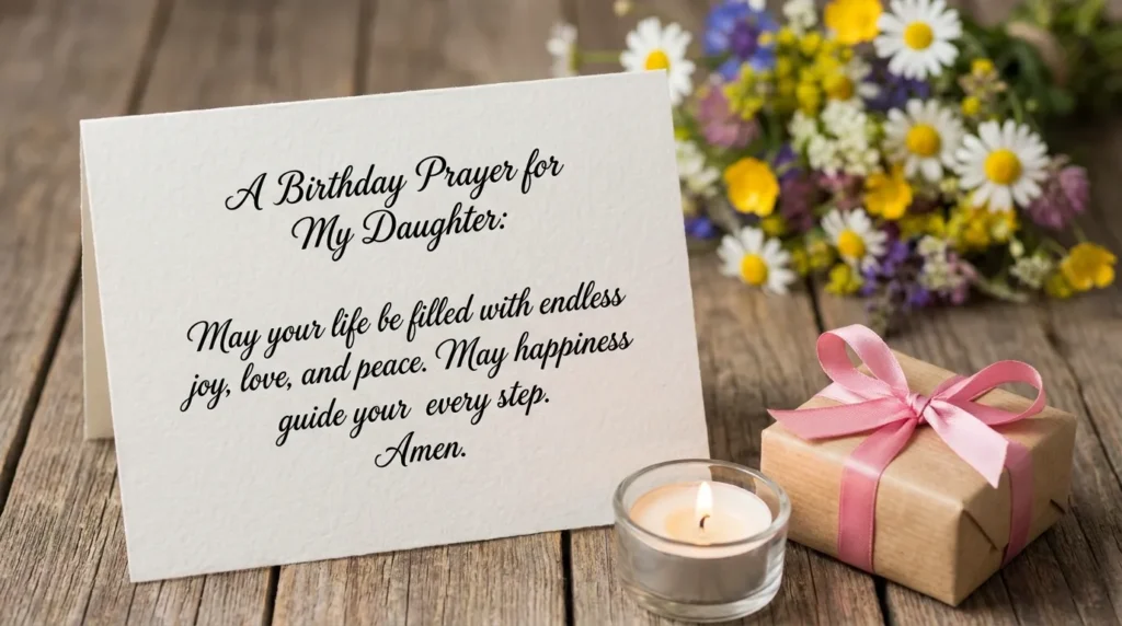 Birthday Prayer for Daughter for Happiness