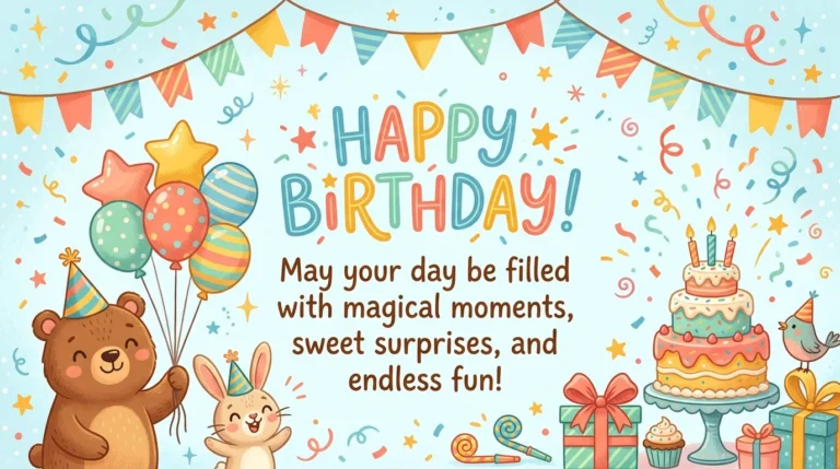 Birthday Quotes for Children