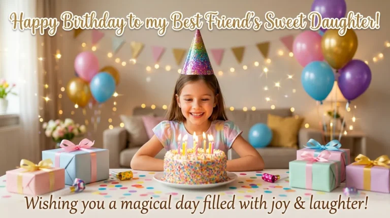 Birthday Wishes for Best Friend’s Daughter