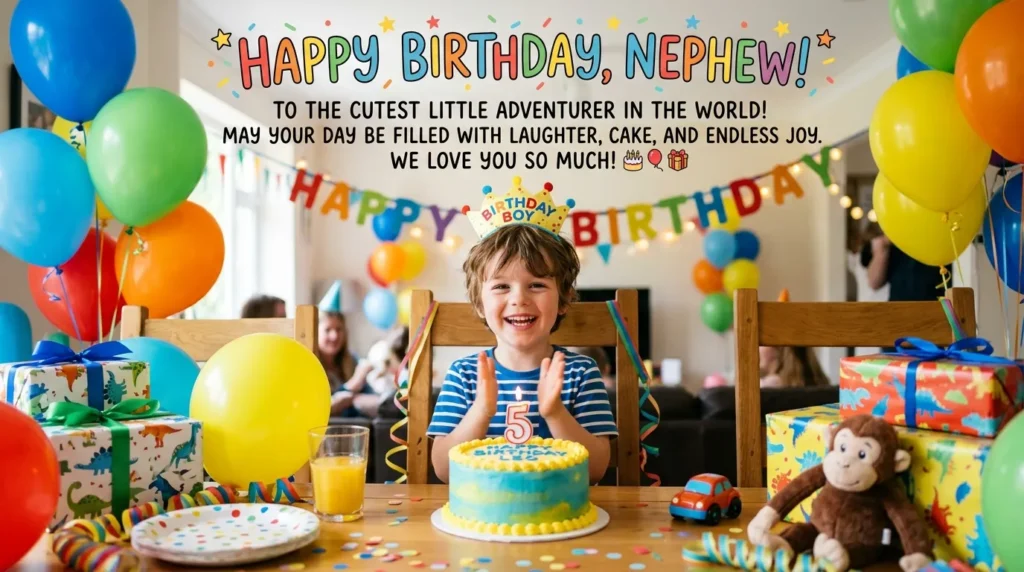 Cute Birthday Messages for Nephew