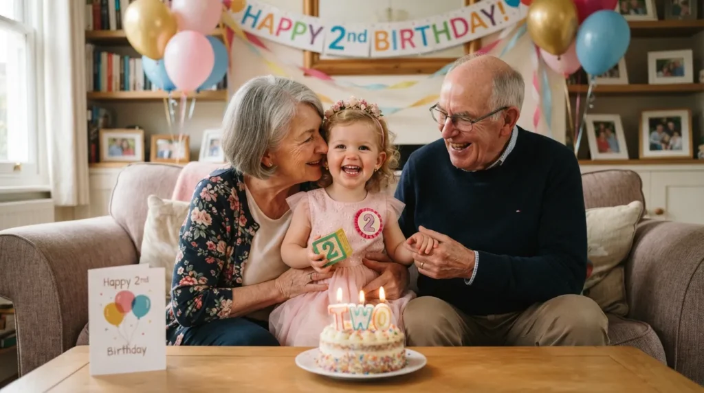 Emotional 2nd Birthday Messages From Grandparents