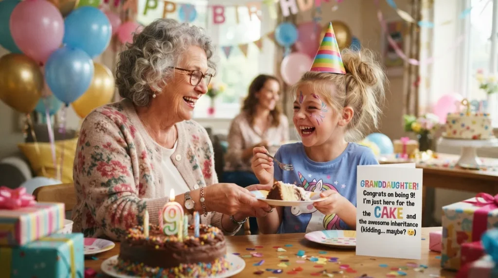 Funny Birthday Wishes for a Granddaughter
