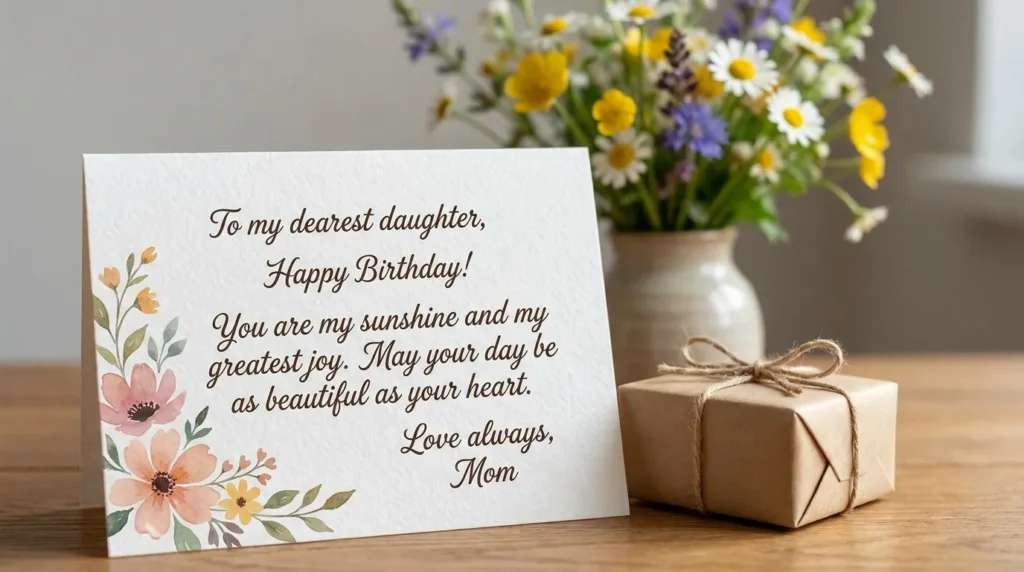 Heartfelt Birthday Wishes for Daughter from Mom