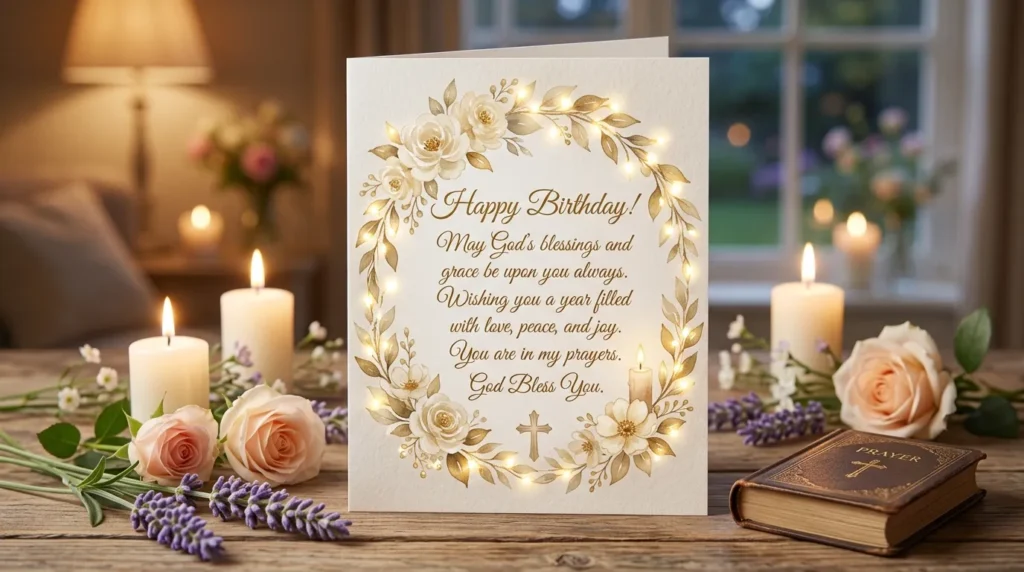 Short Birthday Greetings with Prayers