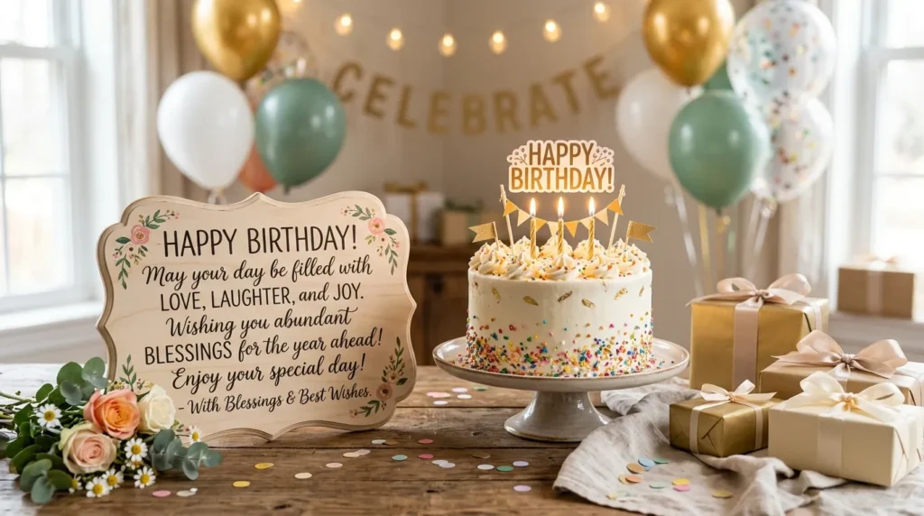 Short Birthday Messages with Blessings