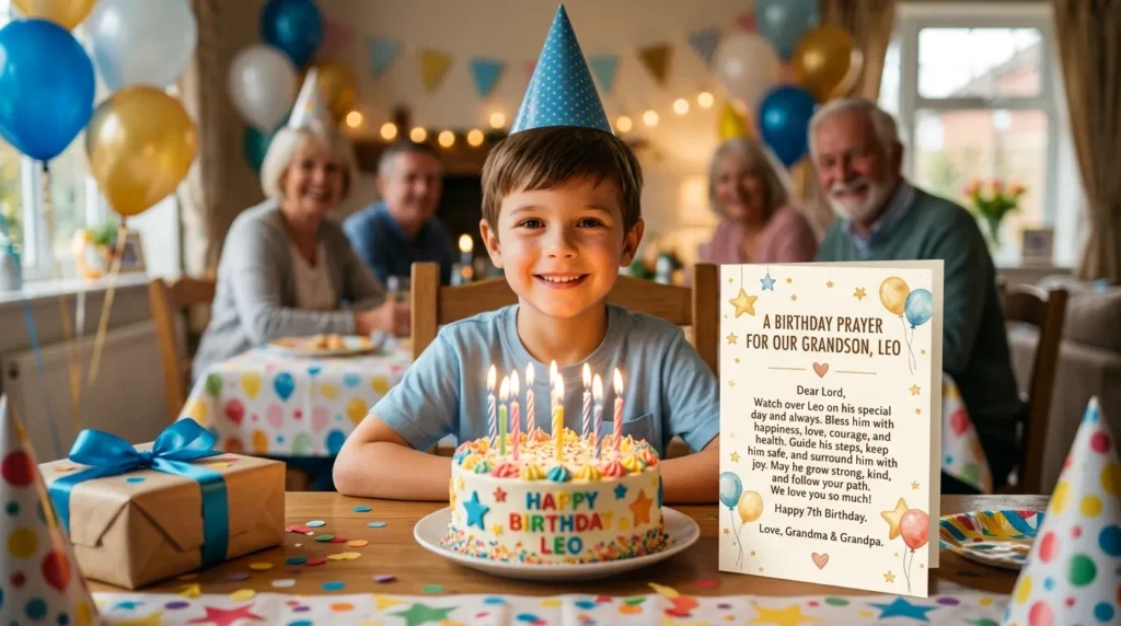 Short Birthday Prayers for Grandson