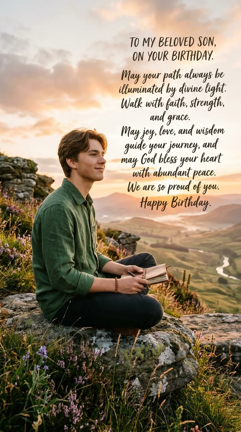 Spiritual Birthday Wishes for Son
