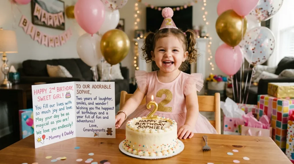 Sweet Birthday Messages for a Toddler