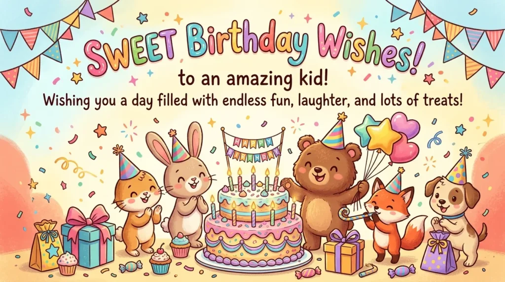 Sweet Birthday Wishes for Friends’ Children