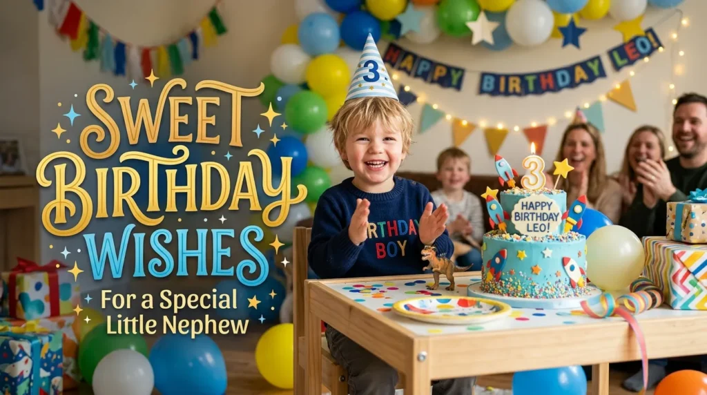 Sweet Birthday Wishes for a Little Nephew