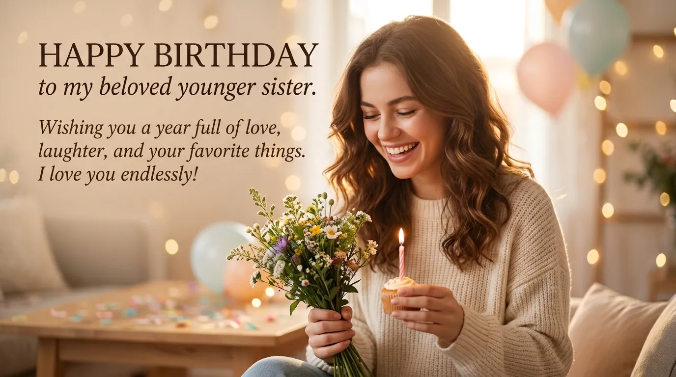 birthday wishes for younger sister