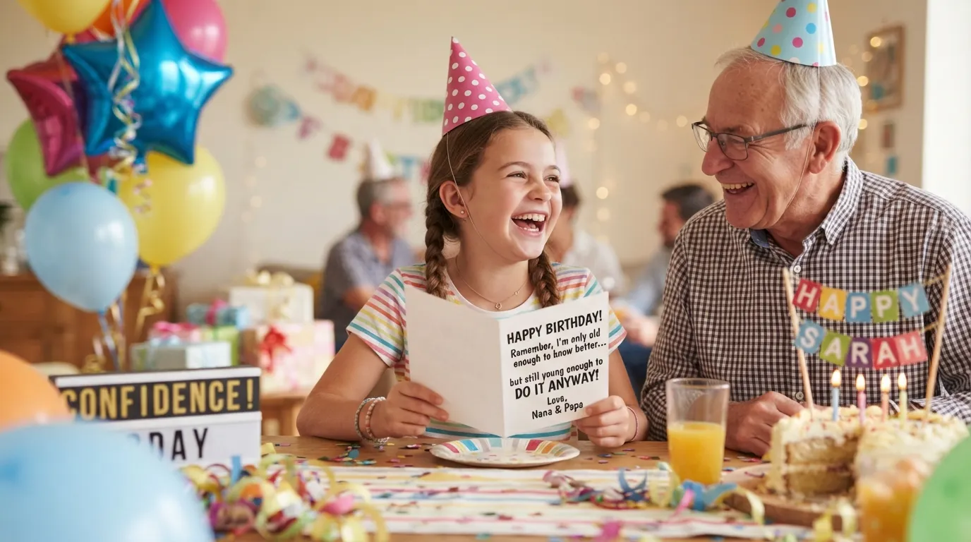 funny birthday wishes for granddaughter