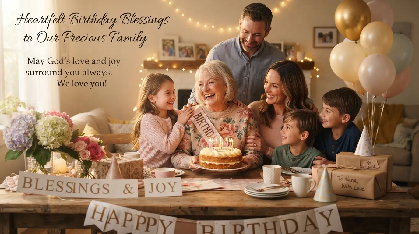 happy birthday blessings for family