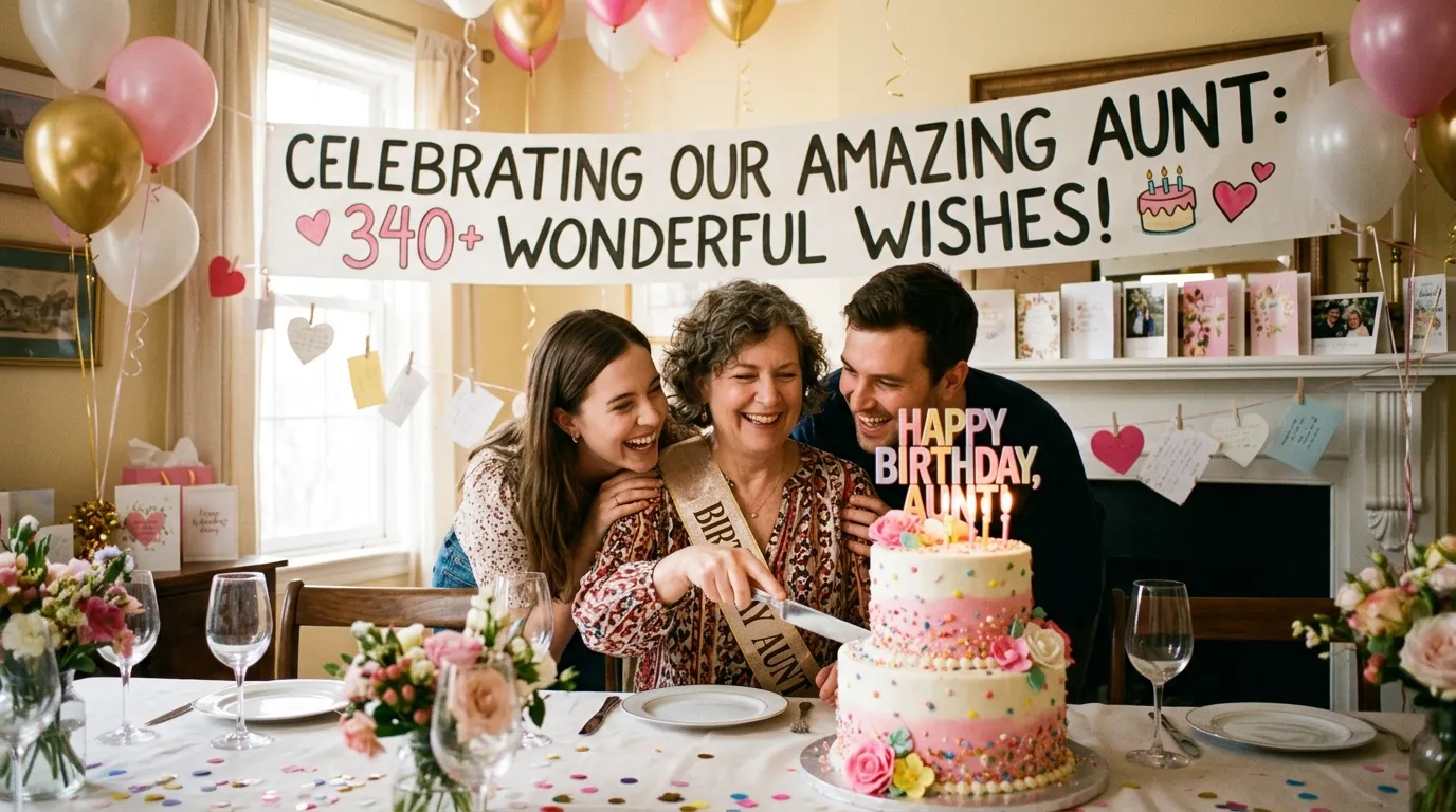 Heartfelt Birthday Wishes for a Wonderful Aunt