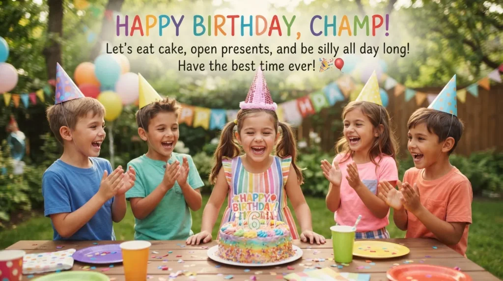Lighthearted Birthday Messages for Children